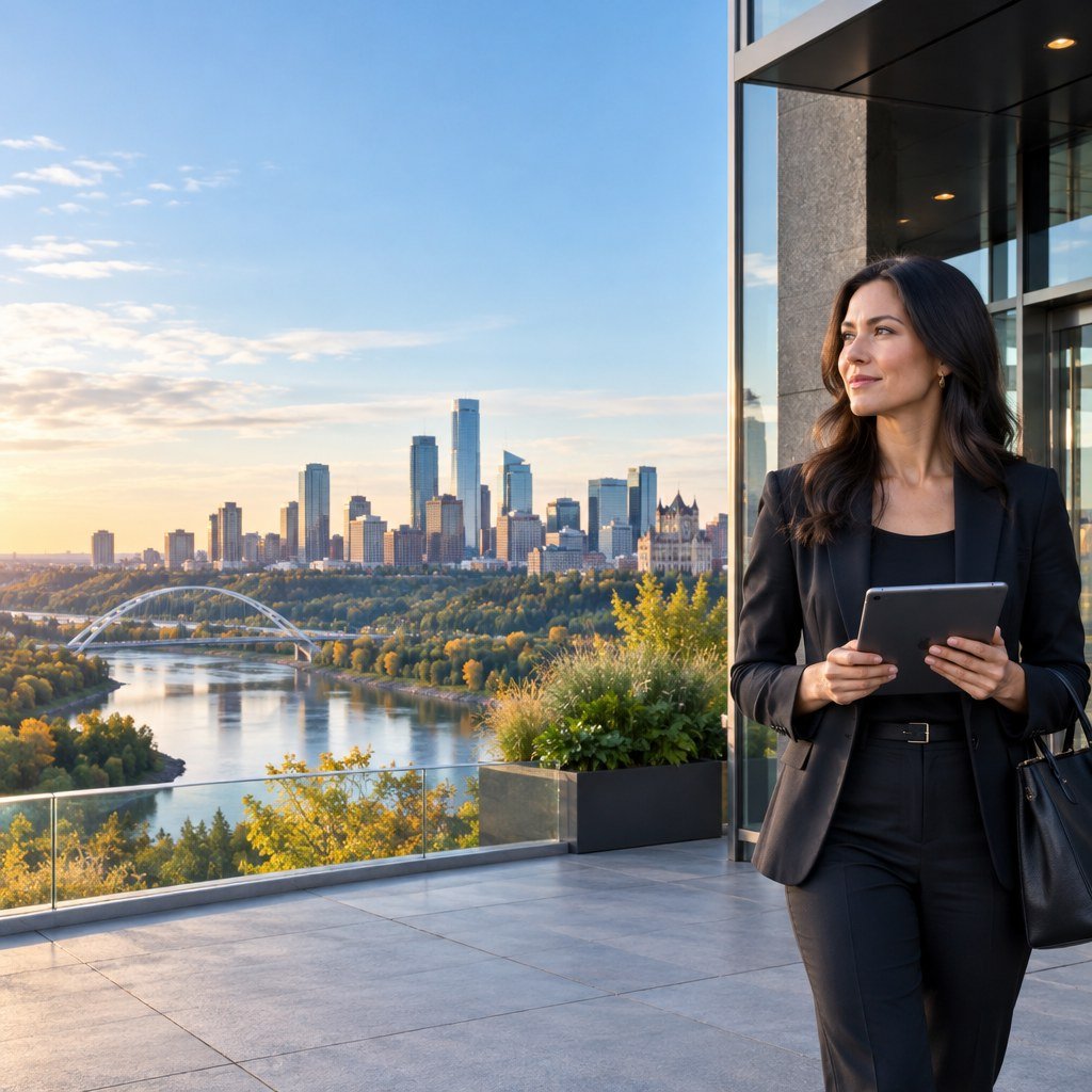 Field representative at an Edmonton commercial property